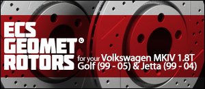 Volkswagen MKIV 1.8T ECS GEOMET&reg; Rotors