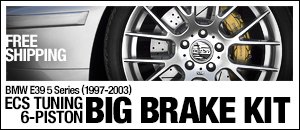 E39 Non-M 5 Series ECS 6-Piston Front Big Brake Kit