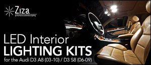 Audi D3 A8/S8 LED Interior Lighting
