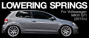Volkswagen MKVI GTI Lowering Springs