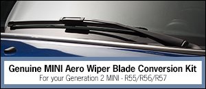 R55/R56/R57 MINI Aero Wiper Blade Conversion Kit