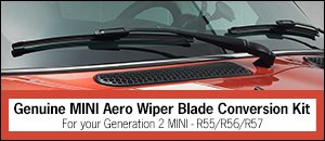 R50/R52/R53 MINI Aero Wiper Blade Conversion Kit