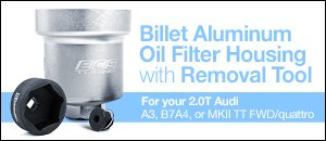Billet Aluminum Oil Filter Housing + Removal Tool Kit
