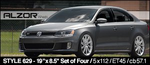Alzor Wheels Style 629 - 19"x8.5" Set of four