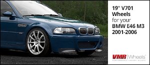 VMR 701s for your BMW E46 M3 
