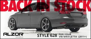 Alzor Wheels Style 628 for your Volkswagen MKVI Jetta