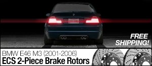 BMW E46 M3 ECS 2-Piece Brake Rotors