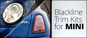 R55/R56/R57 MINI Blackline Trim Kits