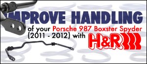 Porsche 987 Boxster Spyder H&R Suspension Components