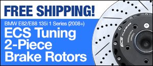 BMW E82/E88 135i 1 Series ECS 2-Piece Brake Rotors