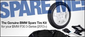BMW F30 Spare Tire Kit