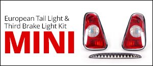 MINI Tail Light Euro Set and Third Brake Light Kit