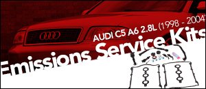 Audi C5 A6 Quattro V6 2.8L Emissions Service Kits