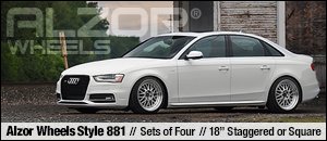 New Alzor Style 881 Wheel Sets - Audi B8 S4/S5