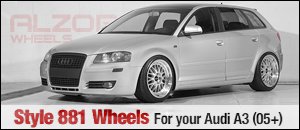 New Alzor Style 881 Wheel Sets - Audi A3