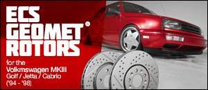 Volkswagen MKIII ECS GEOMET&reg; Rotors