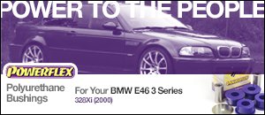 Powerflex Polyurethane Bushings - BMW E46 328Ci