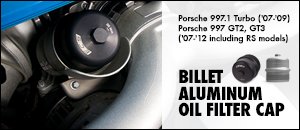Porsche 997 - Billet Aluminum Engine Oil Filter Cap