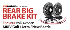 Stage 1 Rear Big Brake Kit - VW Golf/Jetta/New Beetle