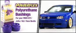 Powerflex Polyurethane Bushings - VW MKIV