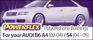 Powerflex Polyurethane Bushings - AUDI B6 A4/S4