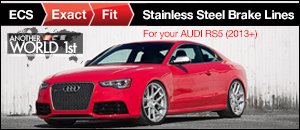 ECS Exact-Fit Brake Lines for AUDI B8 RS5