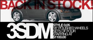 3SDM 18" Style 0.05 Wheel Sets - 5x112