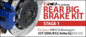 Stage 1 Rear Big Brake Kit - VW MKIV 337/20th/R32/GLI