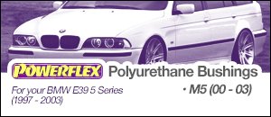 Powerflex Polyurethane Bushings - BMW E39 M5