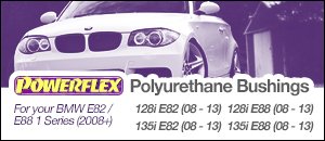 Powerflex Polyurethane Bushings - BMW E82/E88 128i 135i