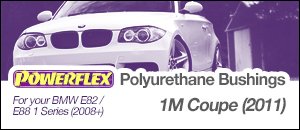 Powerflex Polyurethane Bushings - BMW E82/E88 1 M Coupe
