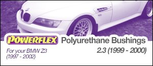 Powerflex Polyurethane Bushings - BMW Z3 2.3