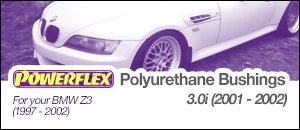 Powerflex Polyurethane Bushings - BMW Z3 3.0i