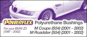 Powerflex Polyurethane Bushings - BMW Z3 S54