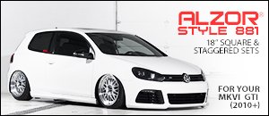 New Alzor Style 881 Wheel Sets - VW MKVI