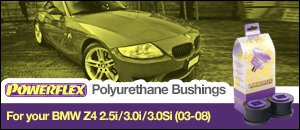 Powerflex Polyurethane Bushings - BMW Z4 2.5i/3.0i/Si
