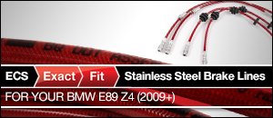 ECS Exact-Fit Brake Lines for BMW E89 Z4