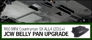 R60 MINI Countryman SX JCW Belly Pan Upgrade Kit
