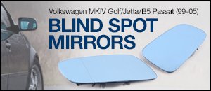 Heated Blind Spot Mirror Set for MKIV/B5 Volkswagen