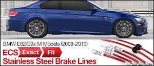 ECS Exact-Fit Brake Lines for BMW E82/E9x M Models