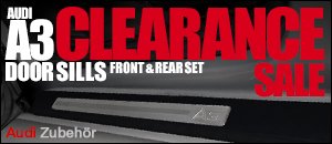 Audi Zubeh&ouml;r A3 Door Sill Kit