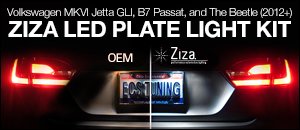 Ziza LED Plate Light Kit for MKVI GLI/Beetle/B7 Passat