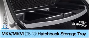 Volkswagen MKV/MKVI Hatchback Storage Tray