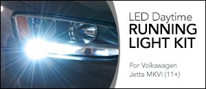 Volkswagen MKVI Jetta LED Daytime Running Lights Kit
