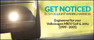 ECS Fog Light Wiring Harness for your Volkswagen MKIV