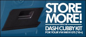 Dash Cubby for Volkswagen MKVI GTI/R