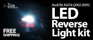 Audi B6 A4/S4 LED Reverse Light Kit