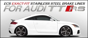 Audi TTRS ECS Exact-Fit Stainless Steel Brake Lines
