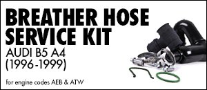 Audi B5 A4 1.8T Breather Hose Service Kit