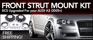 Audi A3 ECS Strut Mount Upgrades